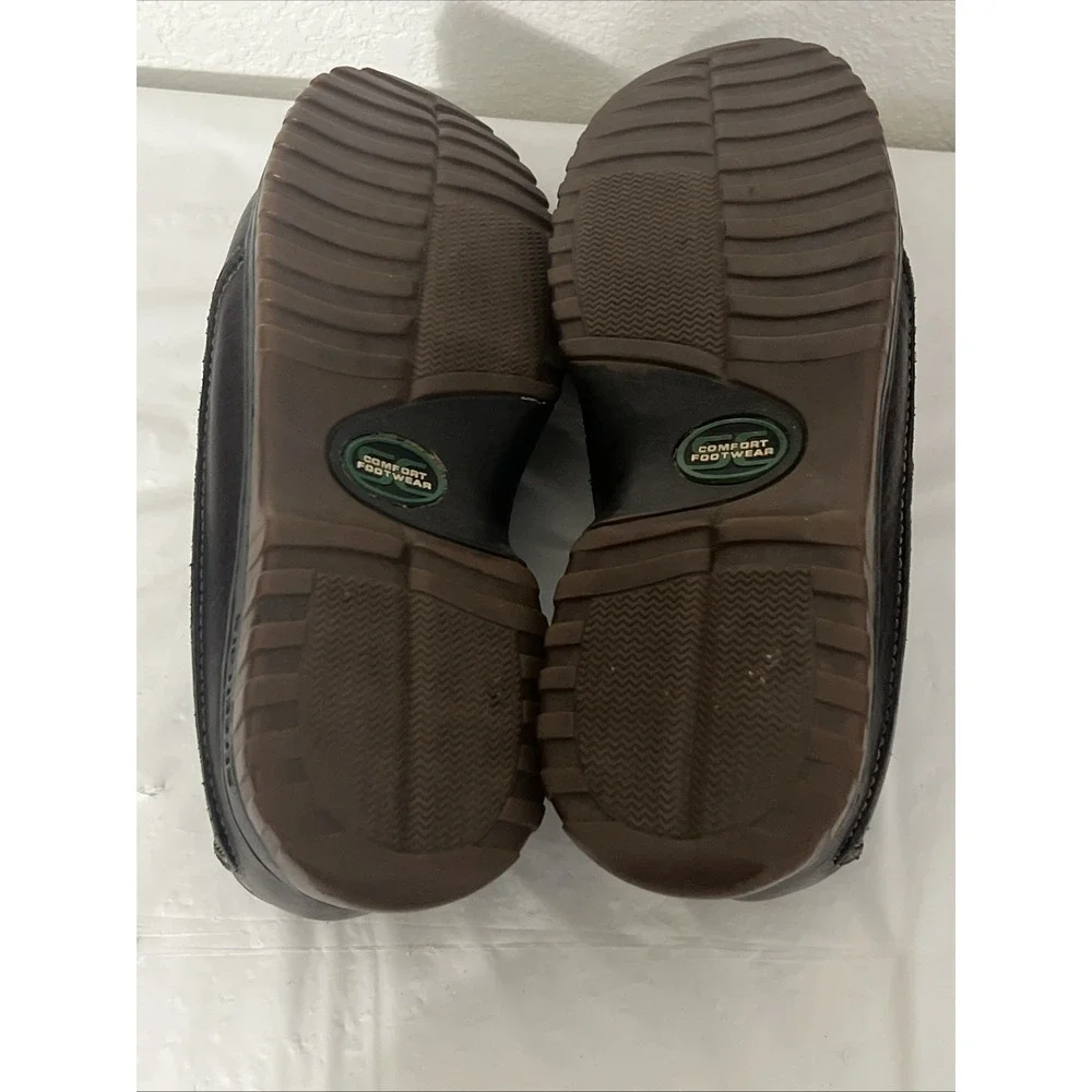 Streetcars Men Size 8.5M Slip On Loafer Shoes Arch Support Leather Brown Lemans